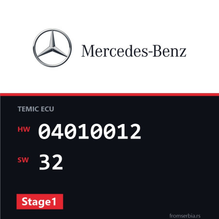 Mercedes-Benz E 200 04010012 32 Stage1 tuning file