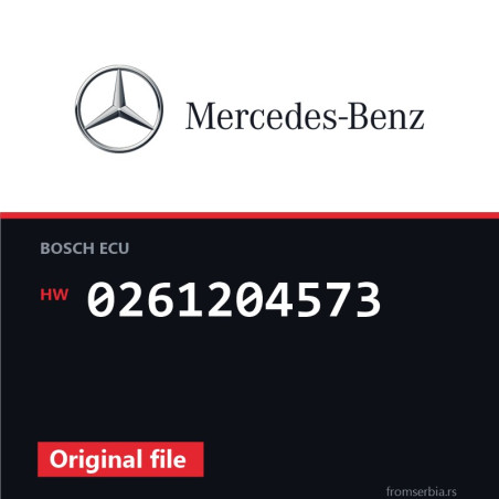 Mercedes-Benz SLK 0261204573 original ECU file