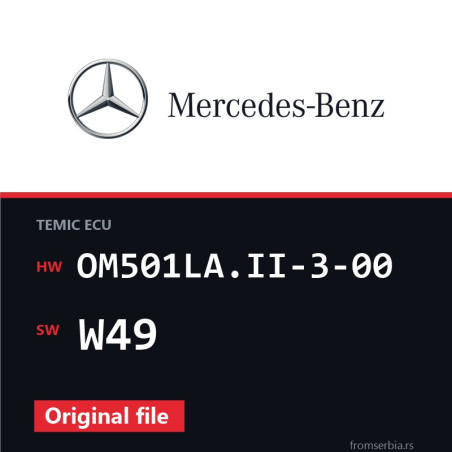 Mercedes-Benz Actros OM501LA.II-3-00 W49 original ECU file