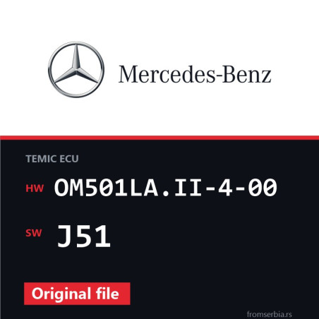 Mercedes-Benz Actros OM501LA.II-4-00 J51 original ECU file