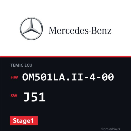 Mercedes-Benz Actros OM501LA.II-4-00 J51 Stage1 tuning file
