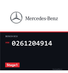 Mercedes-Benz CLK 0261204914 Stage1 tuning file