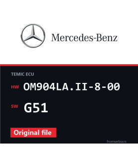 Mercedes-Benz Econic OM904LA.II-8-00 G51 original ECU file