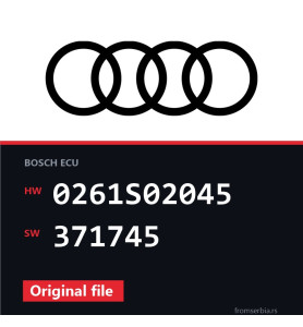 Audi A3 0261S02045 371745 original ECU file