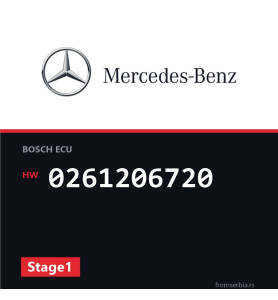 Mercedes-Benz ML 0261206720 Stage1 tuning file