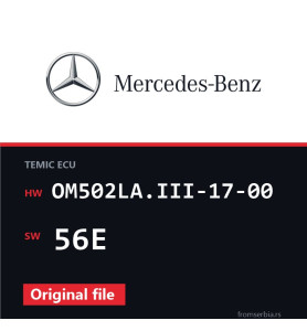 Mercedes-Benz Actros OM502LA.III-17-00 56E original ECU file