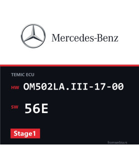 Mercedes-Benz Actros OM502LA.III-17-00 56E Stage1 tuning file