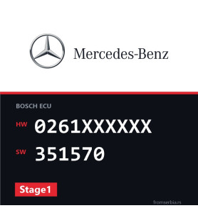 Mercedes-Benz CL 0261XXXXXX 351570 Stage1 tuning file