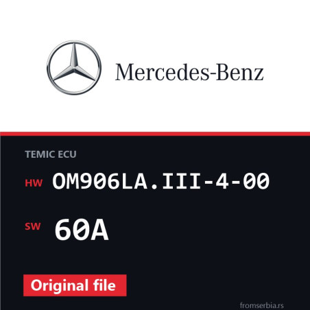 Mercedes-Benz Econic OM906LA.III-4-00 60A Stage1 tuning file