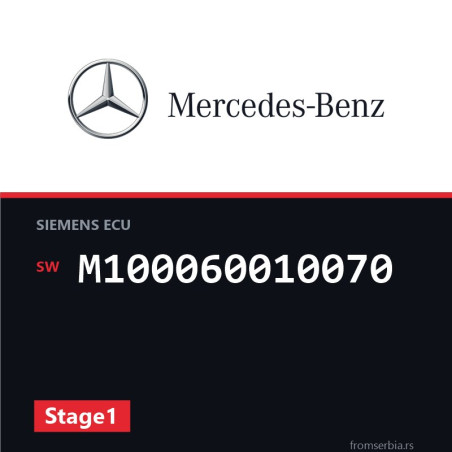 Mercedes-Benz SLK M100060010070 Stage1 tuning file