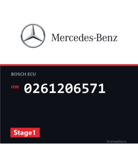 Mercedes-Benz SLK 0261206571 Stage1 tuning file