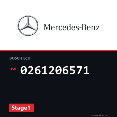 Mercedes-Benz SLK 0261206571 Stage1 tuning file