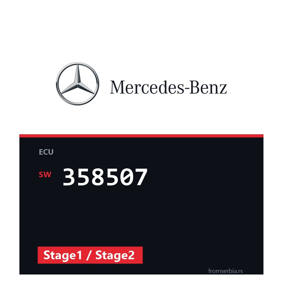 Mercedes-Benz Sprinter 358507 Stage1 / Stage2 tuning file