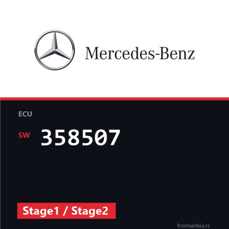 Mercedes-Benz Sprinter 358507 Stage1 / Stage2 tuning file