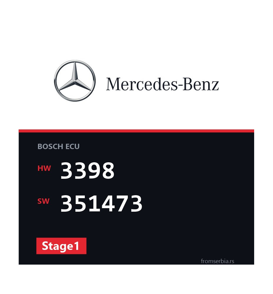 Mercedes-Benz Vito 3398 351473 Stage1 tuning file