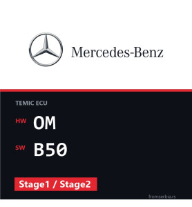 Mercedes-Benz Atego OM B50 Stage1 / Stage2 tuning file