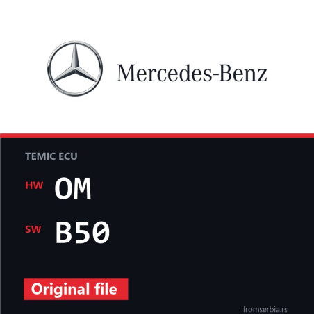 Mercedes-Benz Atego OM B50 original ECU file