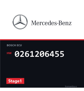 Mercedes-Benz C 180K 0261206455 Stage1 tuning file