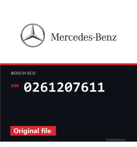 Mercedes-Benz E55 0261207611 original ECU file