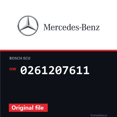Mercedes-Benz E55 0261207611 original ECU file