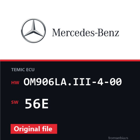 Mercedes-Benz Econic OM906LA.III-4-00 56E original ECU file