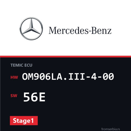 Mercedes-Benz Econic OM906LA.III-4-00 56E Stage1 tuning file