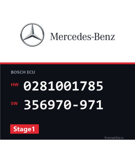 Mercedes-Benz Sprinter 0281001785 356970-971 Stage1 tuning file