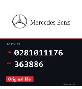 Mercedes-Benz Vito 0281011176 363886 original ECU file