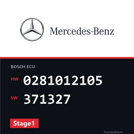 Mercedes-Benz Vito 0281012105 371327 Stage1 tuning file