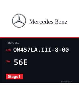 Mercedes-Benz Actros OM457LA.III-8-00 56E Stage1 tuning file