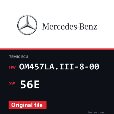 Mercedes-Benz Actros OM457LA.III-8-00 56E original ECU file