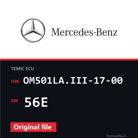 Mercedes-Benz Actros OM501LA.III-17-00 56E original ECU file