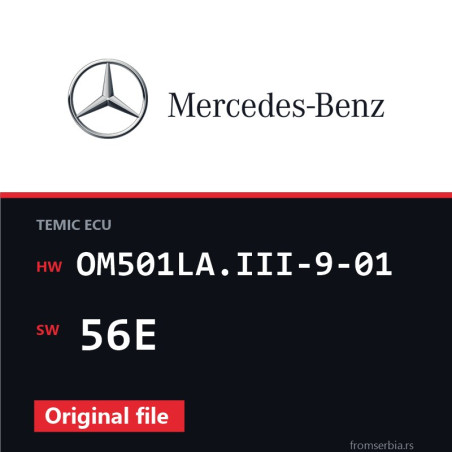 Mercedes-Benz Actros OM501LA.III-9-01 56E original ECU file