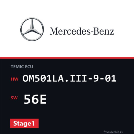 Mercedes-Benz Actros OM501LA.III-9-01 56E Stage1 tuning file