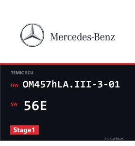 Mercedes-Benz Actros OM457hLA.III-3-01 56E Stage1 tuning file