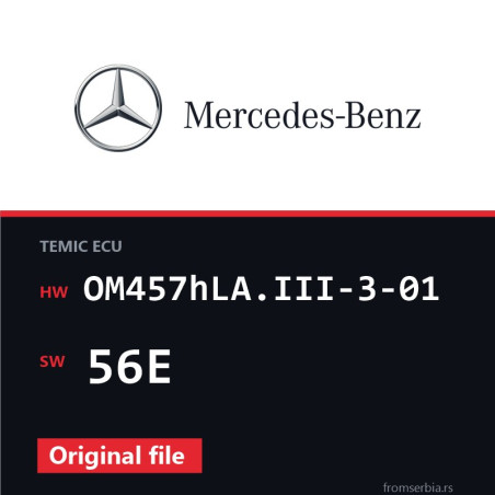 Mercedes-Benz Actros OM457hLA.III-3-01 56E original ECU file