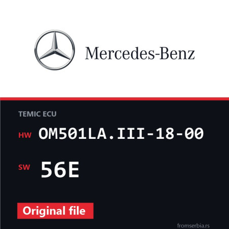 Mercedes-Benz Actros OM501LA.III-18-00 56E original ECU file