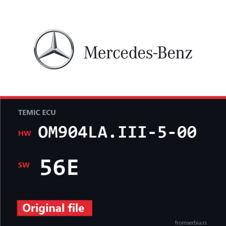 Mercedes-Benz Axor OM904LA.III-5-00 56E original ECU file