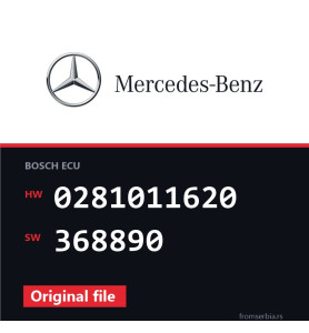 Mercedes-Benz C 200 0281011620 368890 original ECU file