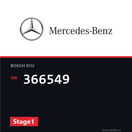 Mercedes-Benz E 220 366549 Stage1 tuning file