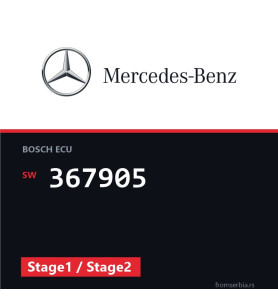 Mercedes-Benz E 270 367905 Stage1 / Stage2 tuning file