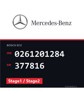 Mercedes-Benz E55 0261201284 377816 Stage1 / Stage2 tuning file