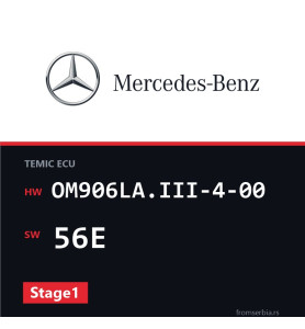 Mercedes-Benz Econic OM906LA.III-4-00 56E Stage1 tuning file