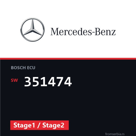 Mercedes-Benz Vito 351474 Stage1 / Stage2 tuning file