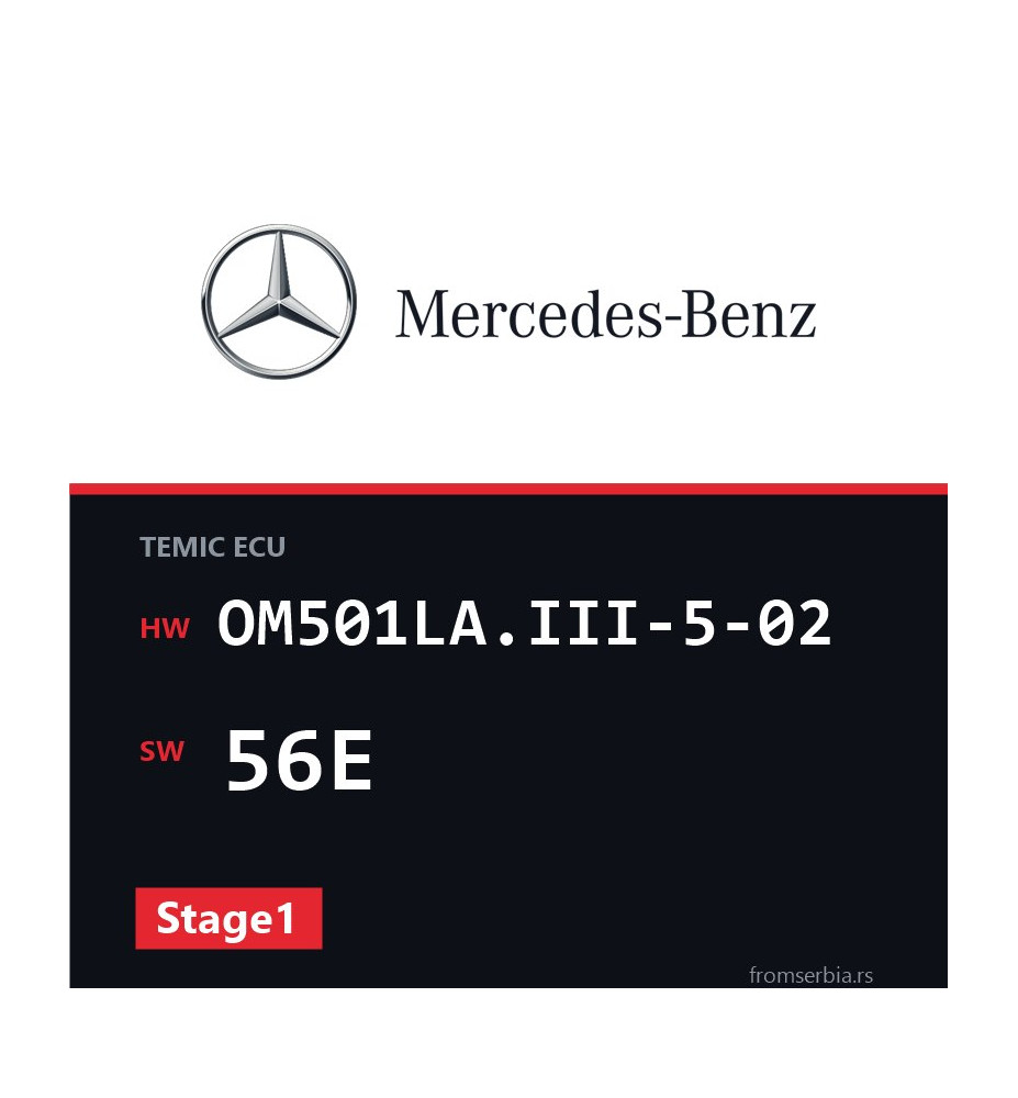 Mercedes-Benz Actros OM501LA.III-5-02 56E Stage1 tuning file