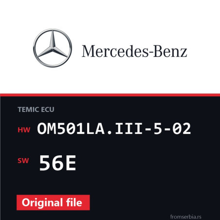 Mercedes-Benz Actros OM501LA.III-5-02 56E original ECU file