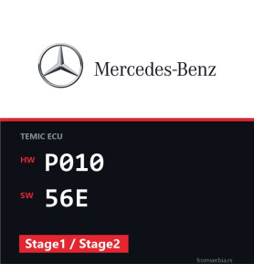Mercedes-Benz Atego P010 56E Stage1 / Stage2 tuning file
