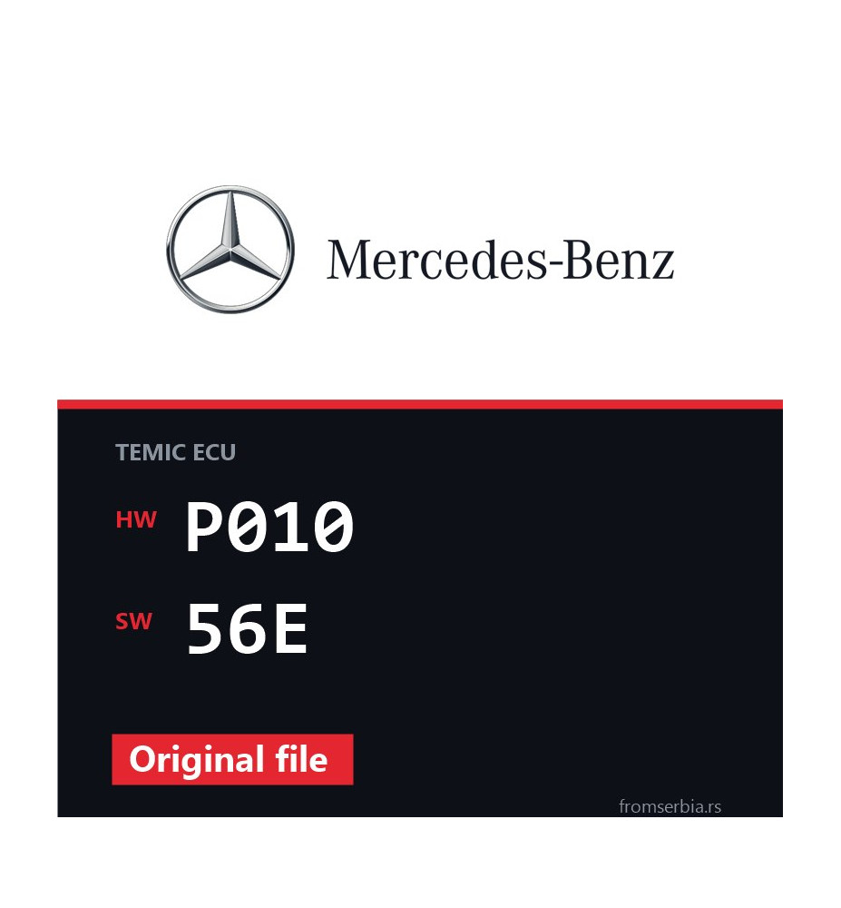 Mercedes-Benz Atego P010 56E original ECU file