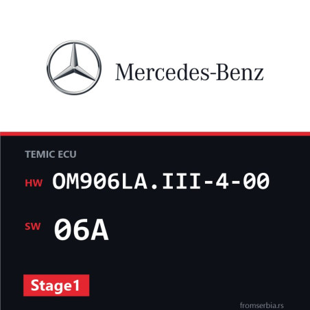 Mercedes-Benz Axor OM906LA.III-4-00 06A Stage1 tuning file