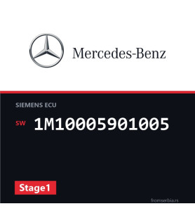 Mercedes-Benz C 200K 1M10005901005 Stage1 tuning file